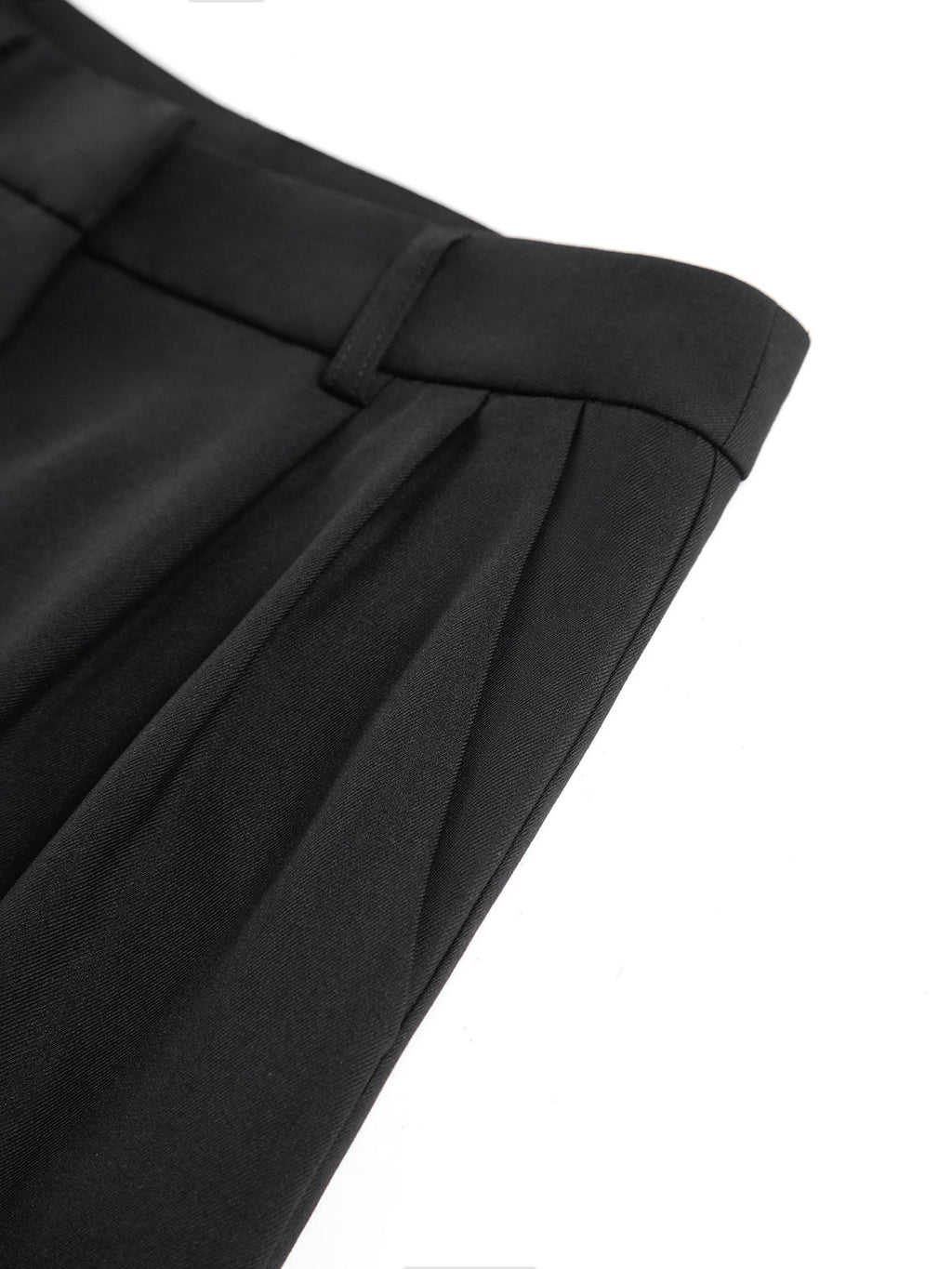 Pantalones de pierna ancha sin cinturón