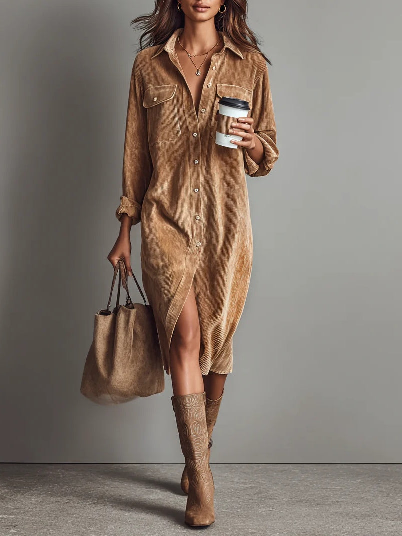Marina | Vestido de pana