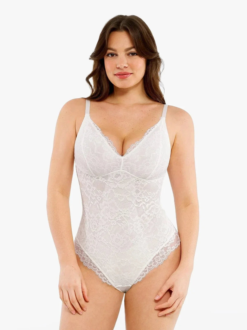 Body tipo tanga Shapewear de encaje completo