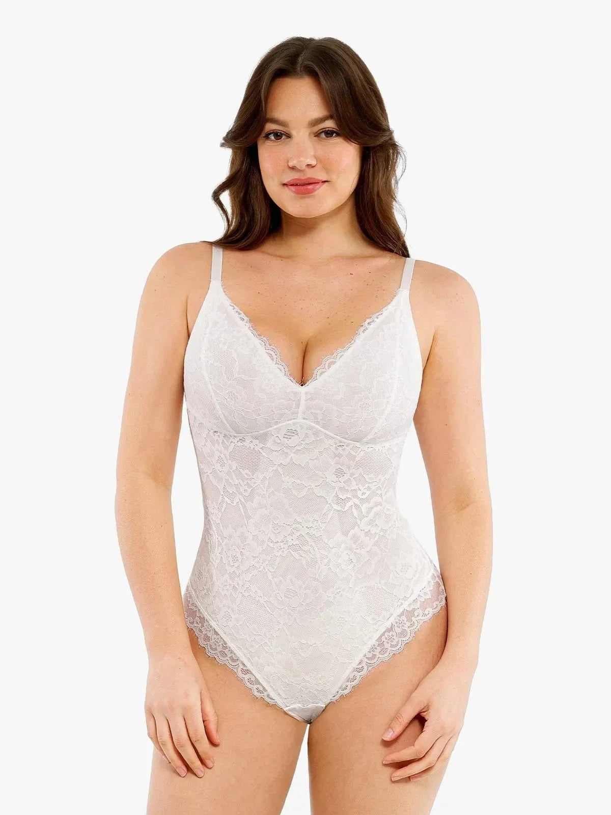 Body tipo tanga Shapewear de encaje completo