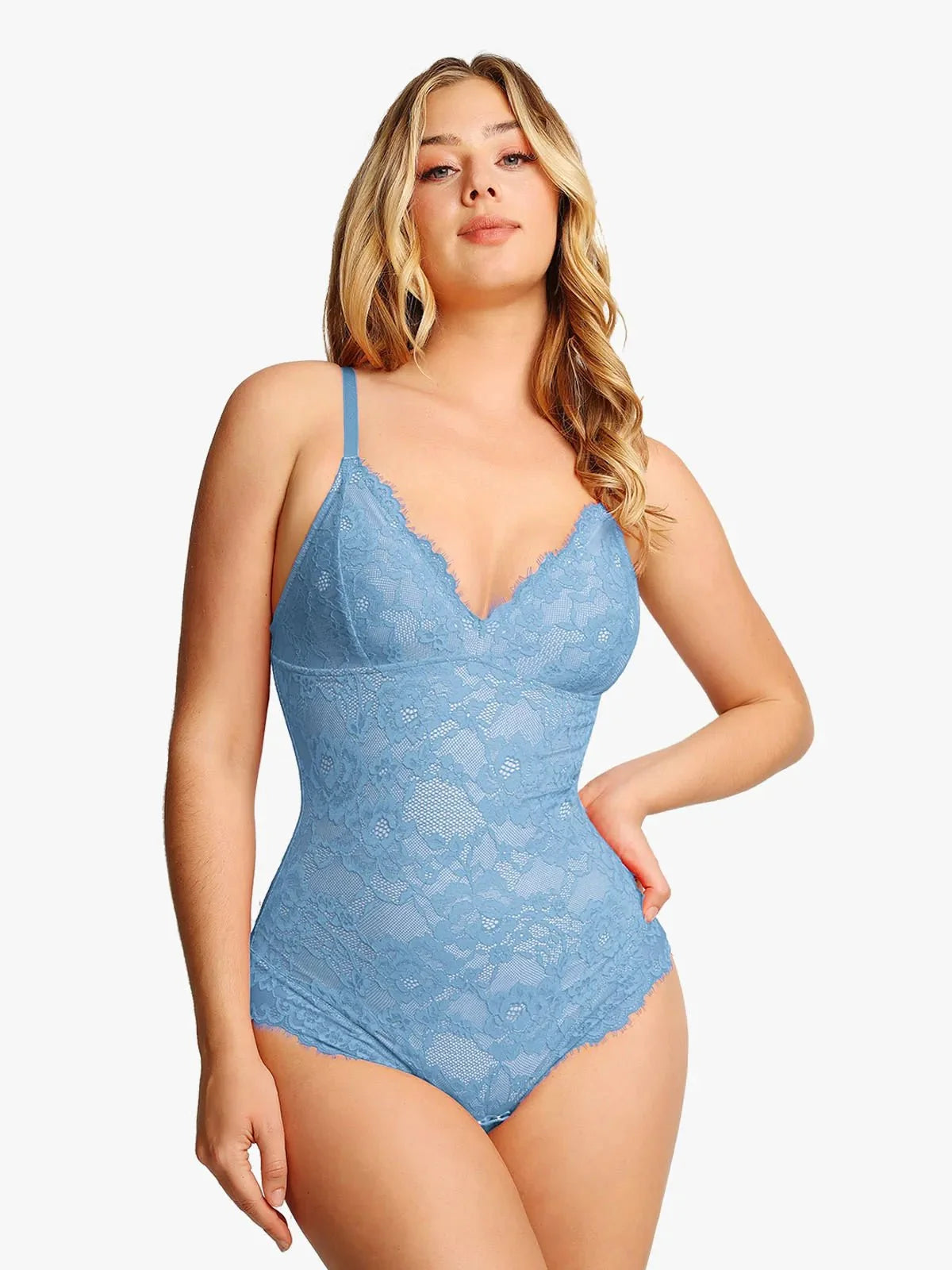 Body tipo tanga Shapewear de encaje completo