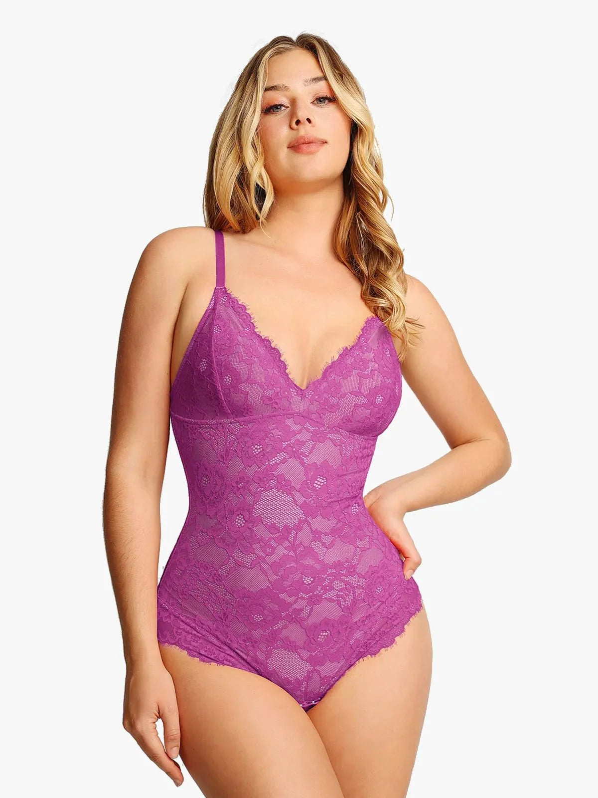 Body tipo tanga Shapewear de encaje completo